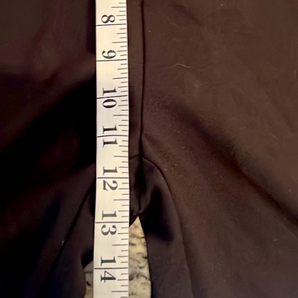 Leggings, Elastic Waist, Spandex/Nylon, Black, Excellent Condition, Size Medium - Picture 9 of 11